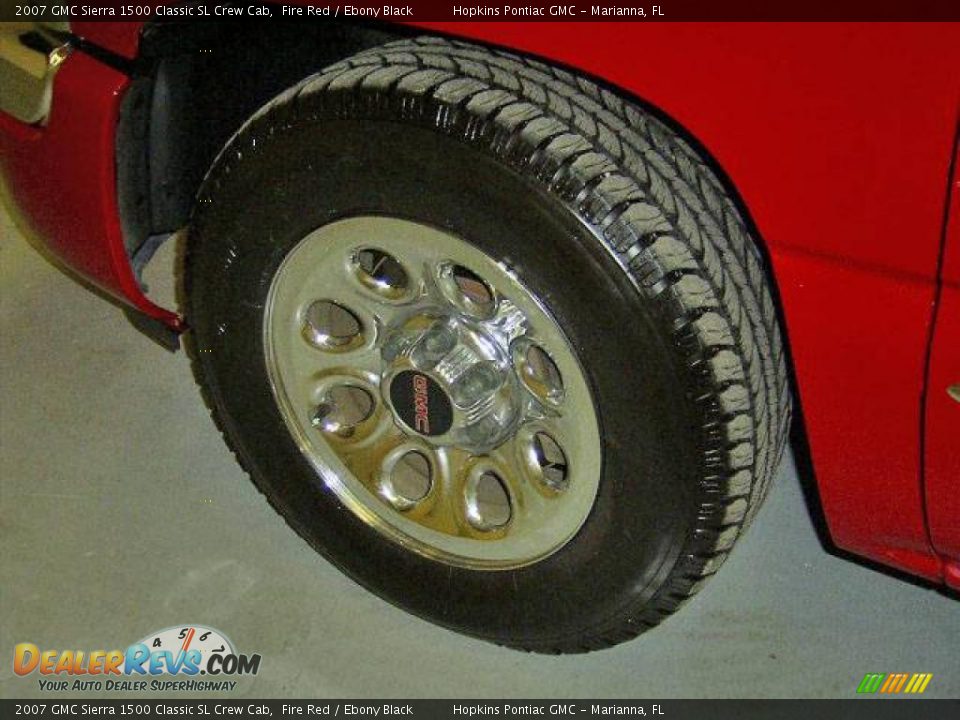 2007 GMC Sierra 1500 Classic SL Crew Cab Fire Red / Ebony Black Photo #19