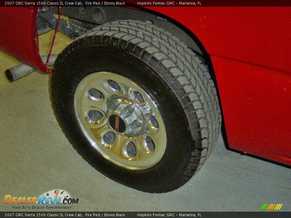 2007 GMC Sierra 1500 Classic SL Crew Cab Fire Red / Ebony Black Photo #21