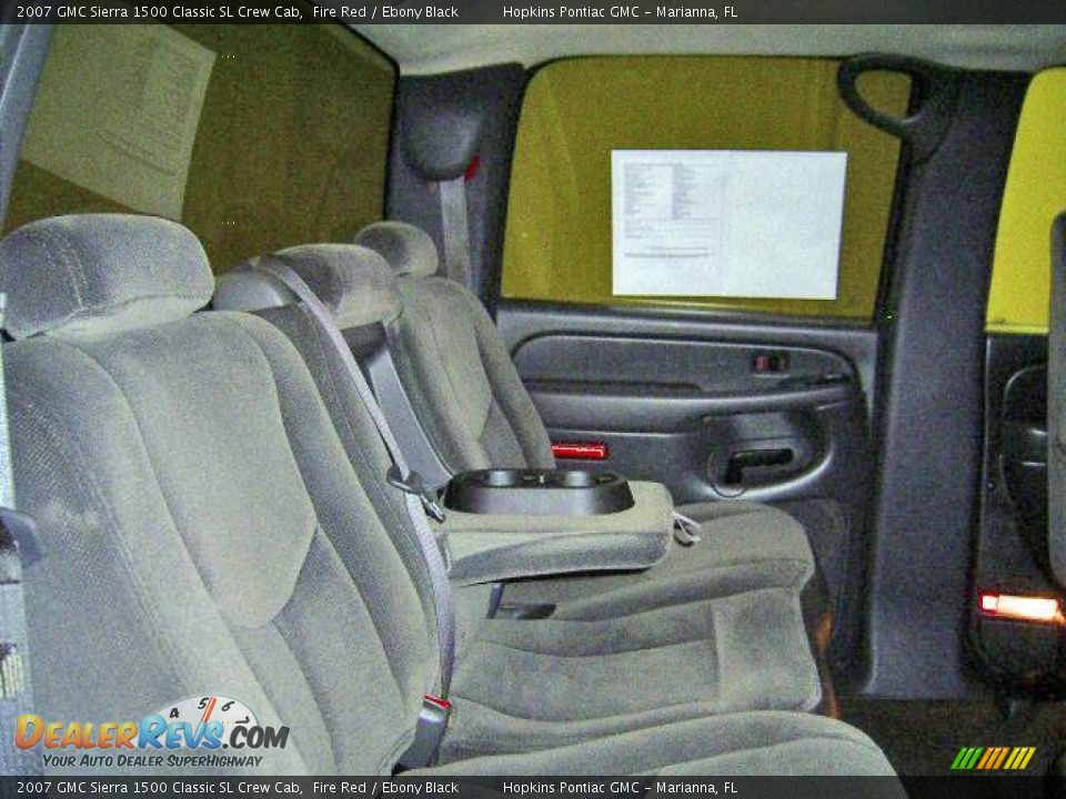 2007 GMC Sierra 1500 Classic SL Crew Cab Fire Red / Ebony Black Photo #33