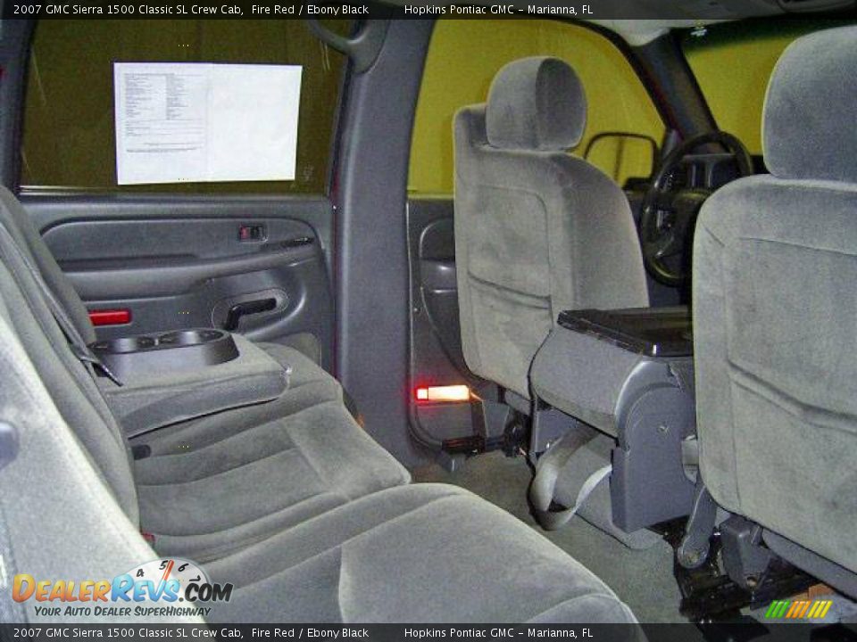 2007 GMC Sierra 1500 Classic SL Crew Cab Fire Red / Ebony Black Photo #34