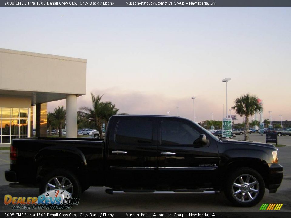 2008 GMC Sierra 1500 Denali Crew Cab Onyx Black / Ebony Photo #2