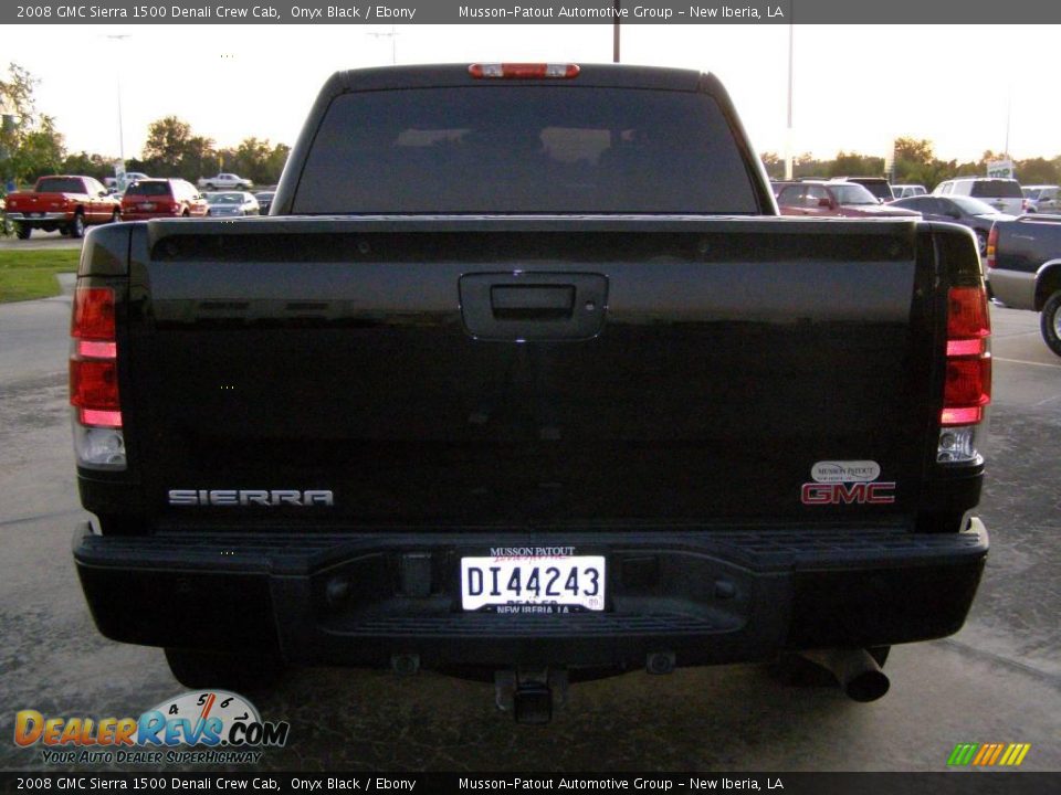 2008 GMC Sierra 1500 Denali Crew Cab Onyx Black / Ebony Photo #4