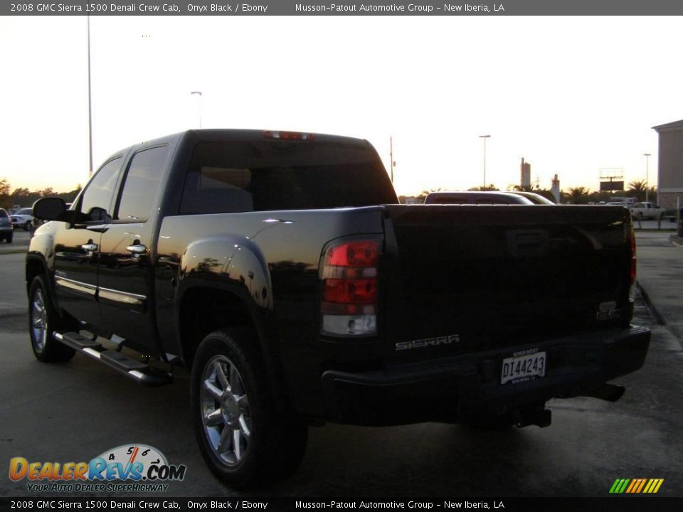 2008 GMC Sierra 1500 Denali Crew Cab Onyx Black / Ebony Photo #5