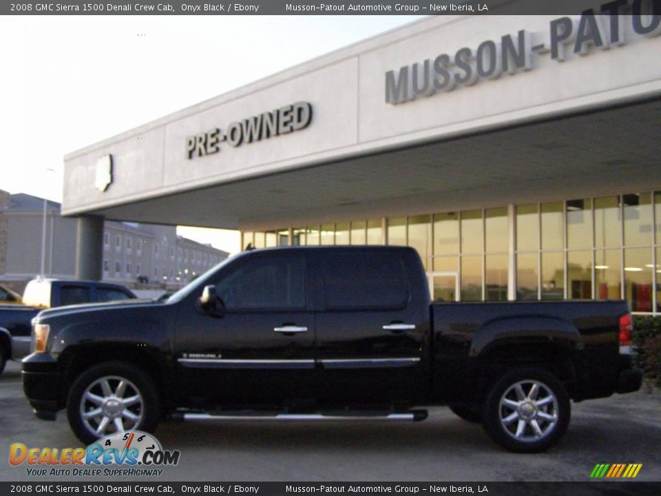 2008 GMC Sierra 1500 Denali Crew Cab Onyx Black / Ebony Photo #6