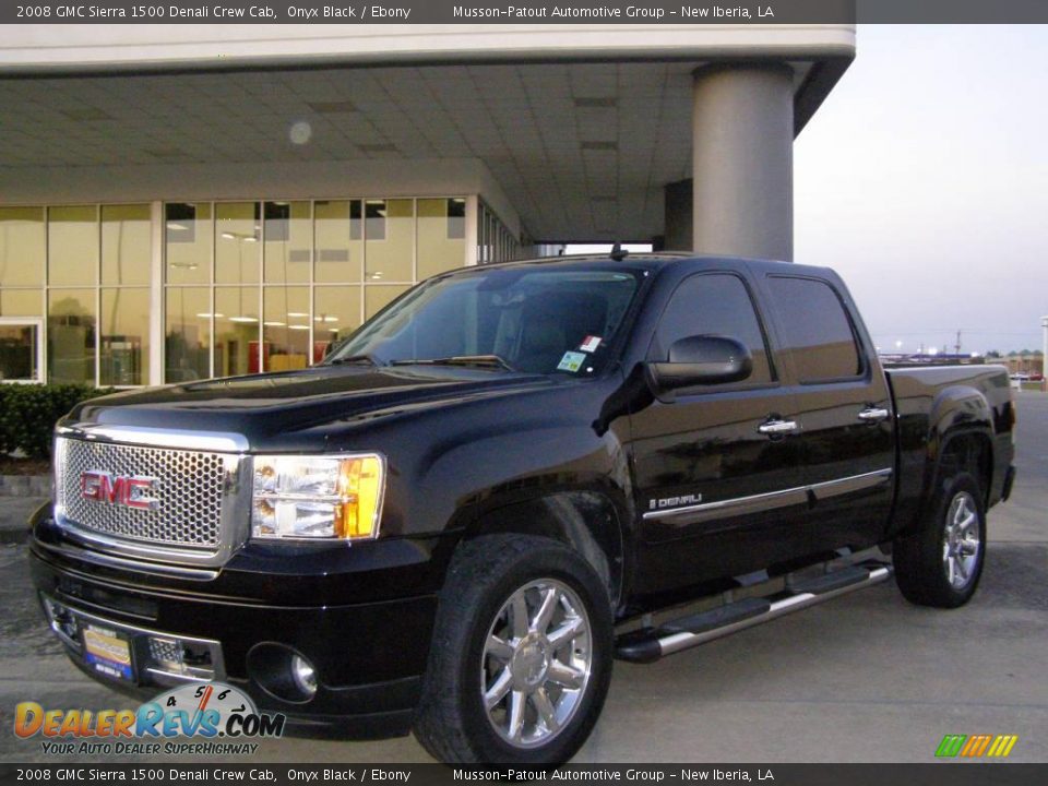 2008 GMC Sierra 1500 Denali Crew Cab Onyx Black / Ebony Photo #7