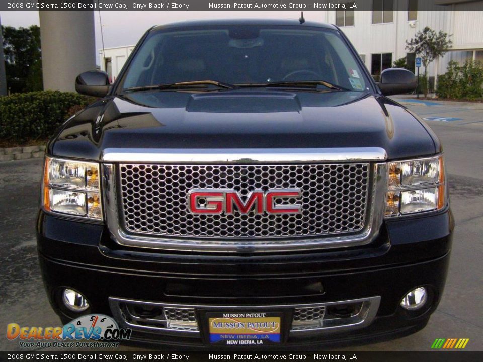 2008 GMC Sierra 1500 Denali Crew Cab Onyx Black / Ebony Photo #8