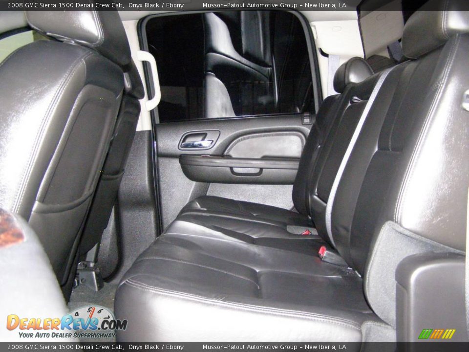 2008 GMC Sierra 1500 Denali Crew Cab Onyx Black / Ebony Photo #10