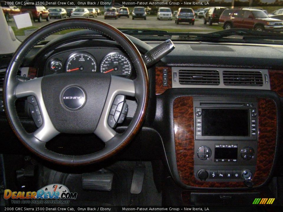 2008 GMC Sierra 1500 Denali Crew Cab Onyx Black / Ebony Photo #11