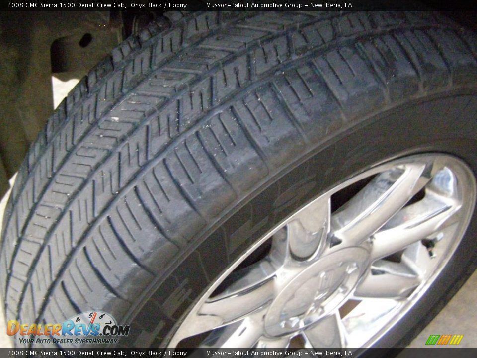 2008 GMC Sierra 1500 Denali Crew Cab Onyx Black / Ebony Photo #12