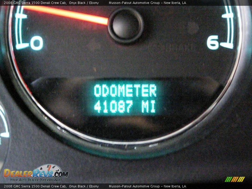 2008 GMC Sierra 1500 Denali Crew Cab Onyx Black / Ebony Photo #14