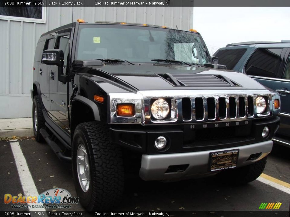 2008 Hummer H2 SUV Black / Ebony Black Photo #4