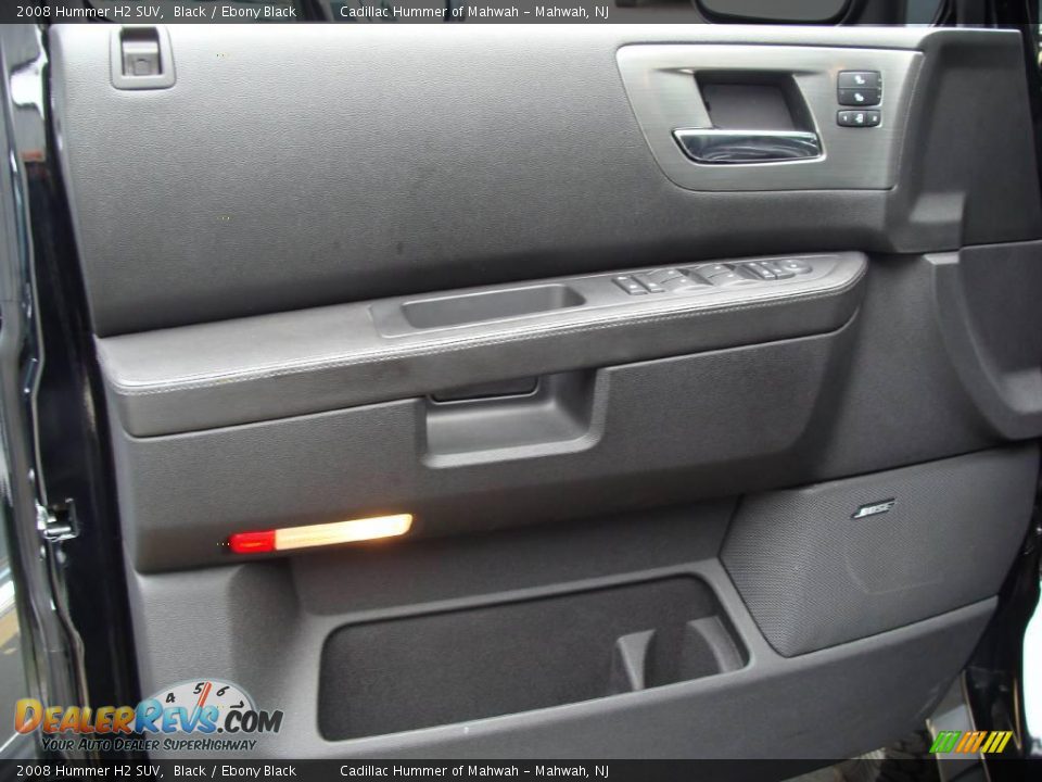 2008 Hummer H2 SUV Black / Ebony Black Photo #15