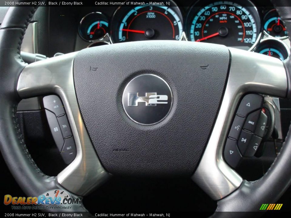 2008 Hummer H2 SUV Black / Ebony Black Photo #23