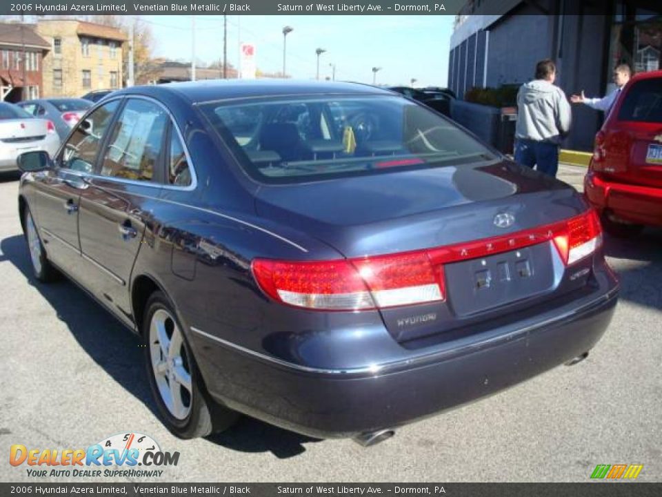 2006 Hyundai Azera Limited Venetian Blue Metallic / Black Photo #2