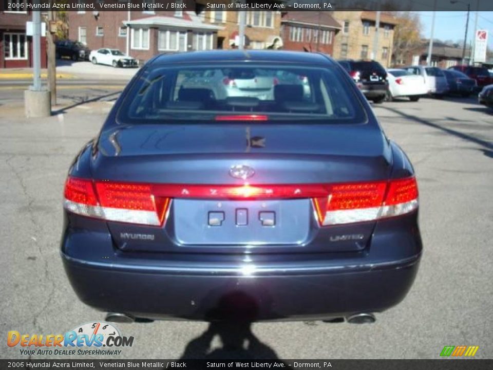 2006 Hyundai Azera Limited Venetian Blue Metallic / Black Photo #3