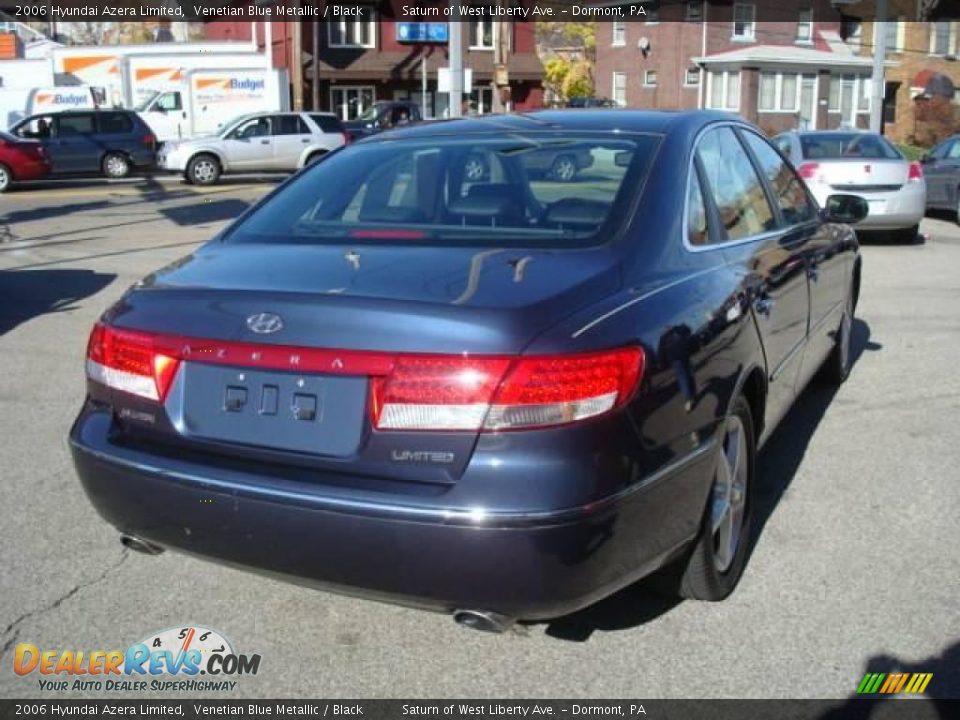 2006 Hyundai Azera Limited Venetian Blue Metallic / Black Photo #4