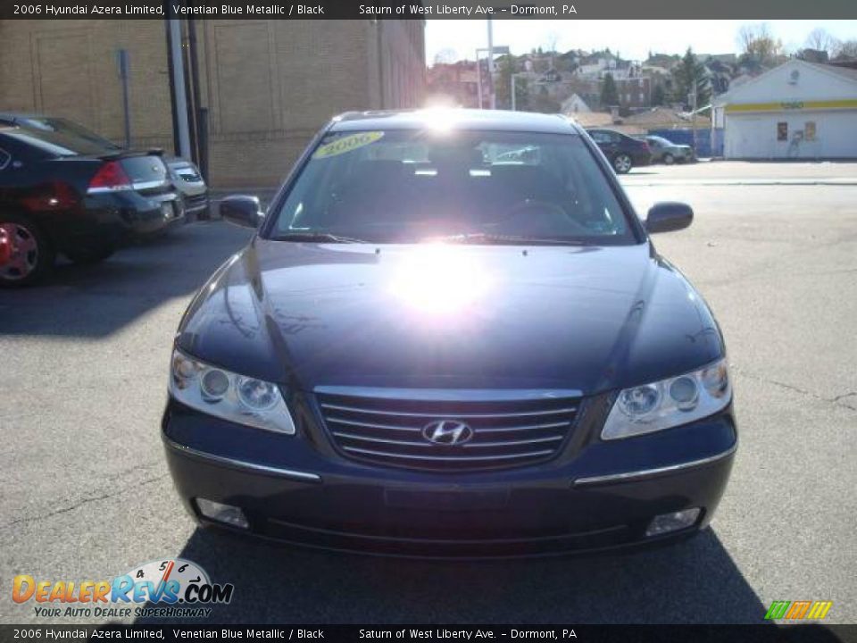 2006 Hyundai Azera Limited Venetian Blue Metallic / Black Photo #6