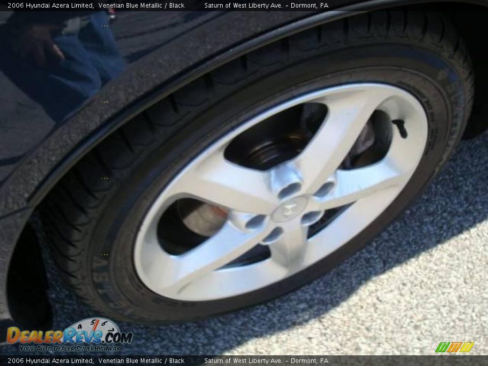 2006 Hyundai Azera Limited Venetian Blue Metallic / Black Photo #7