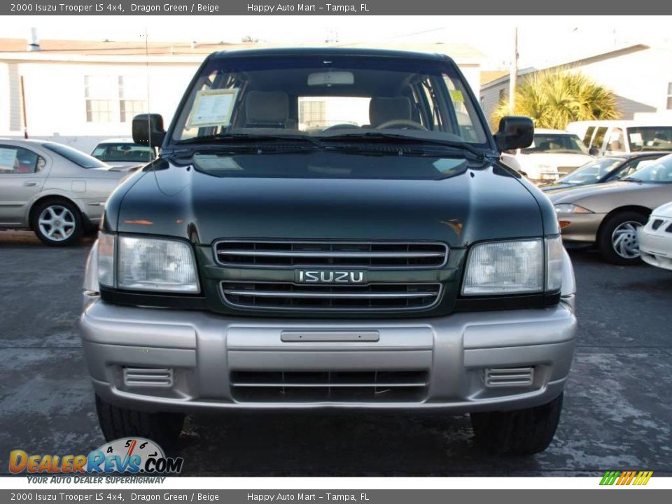 2000 Isuzu Trooper LS 4x4 Dragon Green / Beige Photo #2