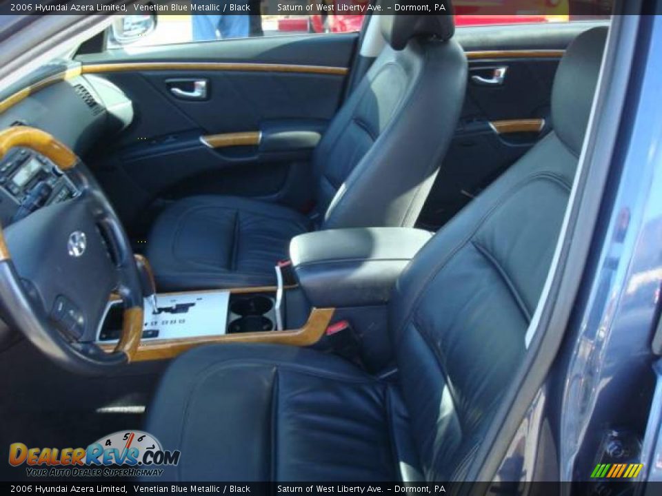 2006 Hyundai Azera Limited Venetian Blue Metallic / Black Photo #8