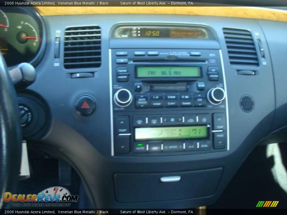2006 Hyundai Azera Limited Venetian Blue Metallic / Black Photo #13