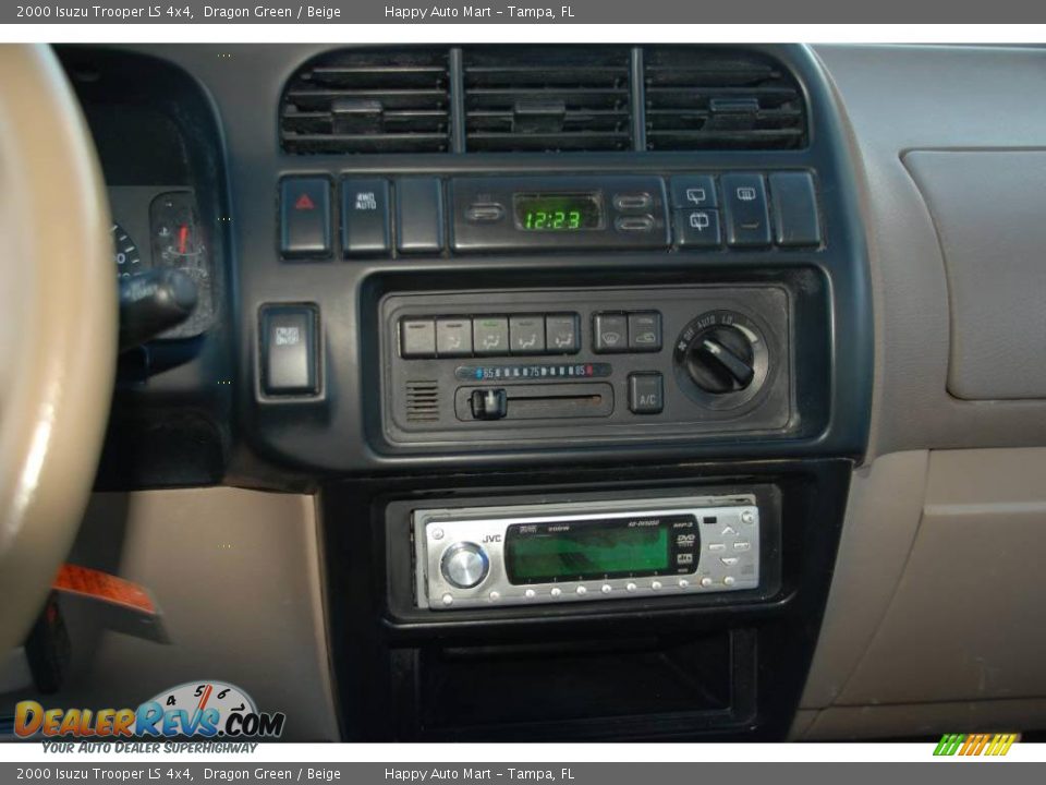 2000 Isuzu Trooper LS 4x4 Dragon Green / Beige Photo #20