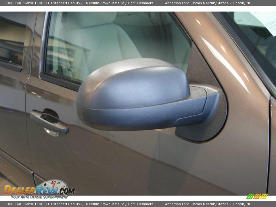2008 GMC Sierra 1500 SLE Extended Cab 4x4 Medium Brown Metallic / Light Cashmere Photo #14