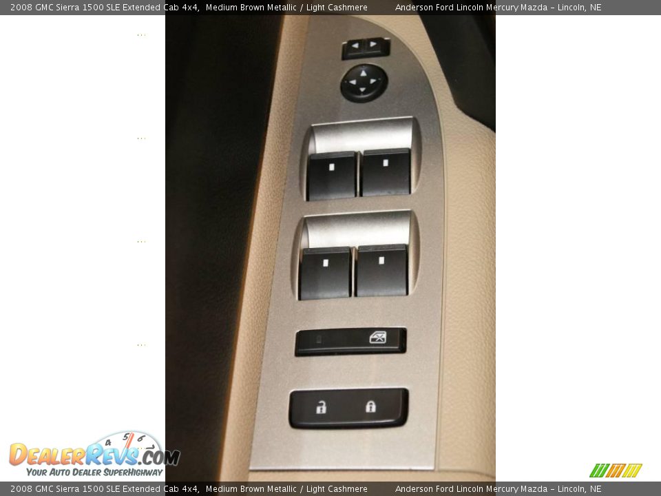 2008 GMC Sierra 1500 SLE Extended Cab 4x4 Medium Brown Metallic / Light Cashmere Photo #34