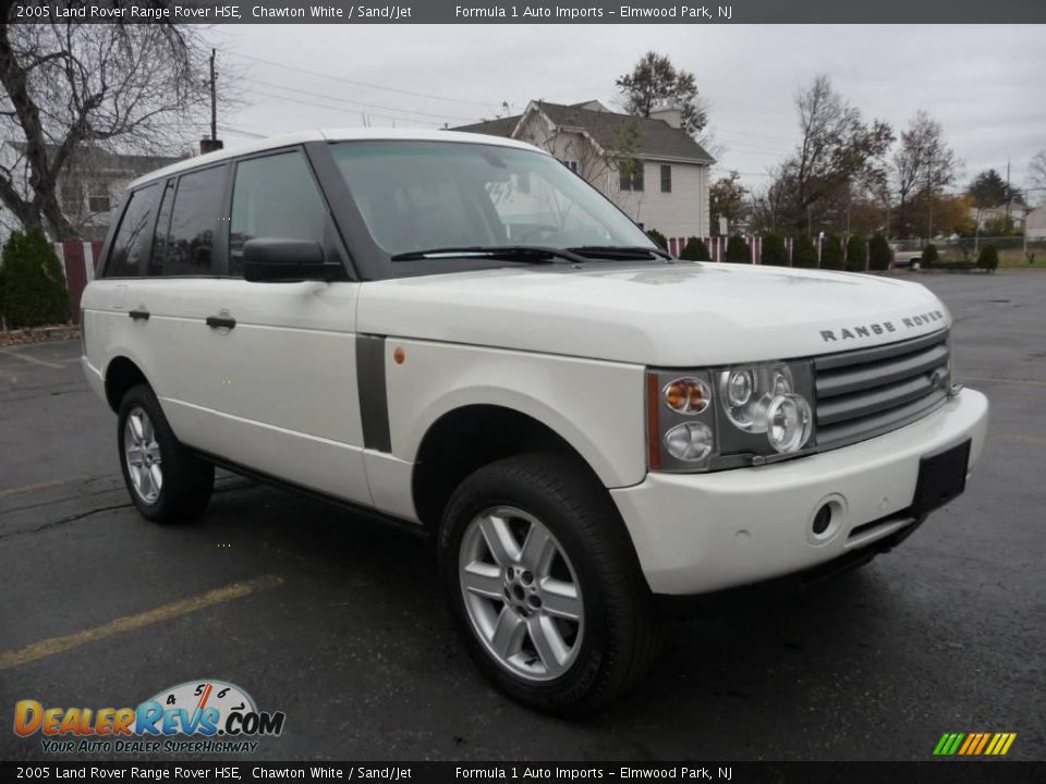 2005 Land Rover Range Rover HSE Chawton White / Sand/Jet Photo #2