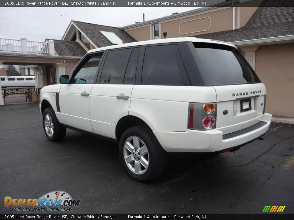 2005 Land Rover Range Rover HSE Chawton White / Sand/Jet Photo #4