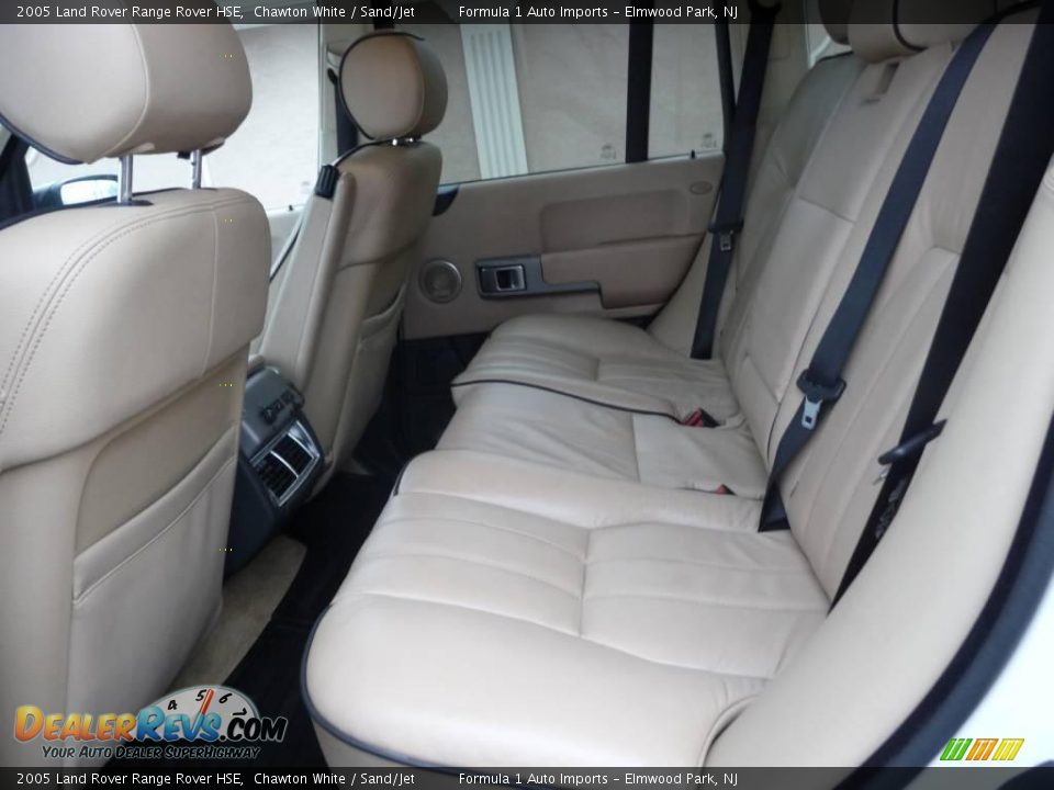 2005 Land Rover Range Rover HSE Chawton White / Sand/Jet Photo #8