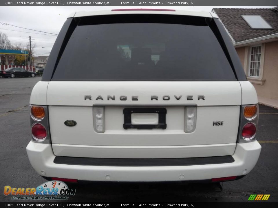 2005 Land Rover Range Rover HSE Chawton White / Sand/Jet Photo #10