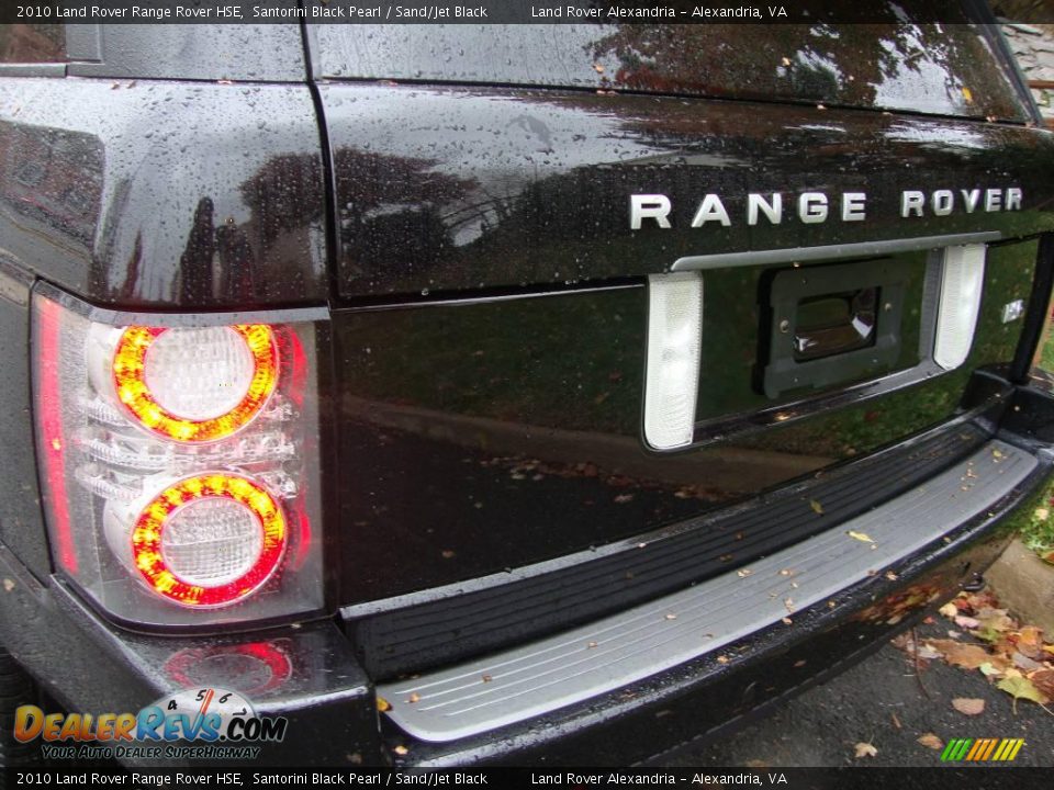 2010 Land Rover Range Rover HSE Santorini Black Pearl / Sand/Jet Black Photo #5