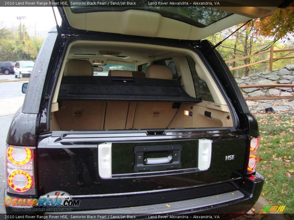 2010 Land Rover Range Rover HSE Santorini Black Pearl / Sand/Jet Black Photo #6