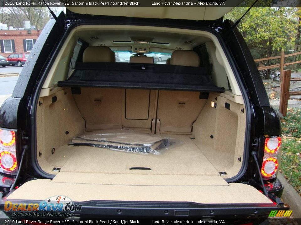 2010 Land Rover Range Rover HSE Santorini Black Pearl / Sand/Jet Black Photo #7
