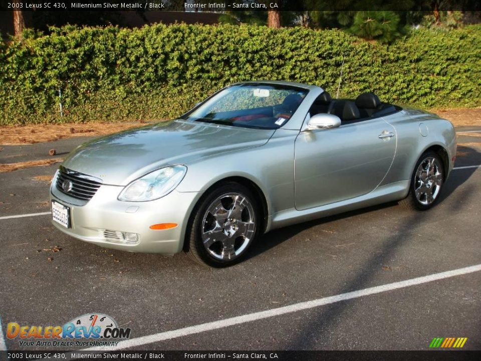 2003 Lexus SC 430 Millennium Silver Metallic / Black Photo #1