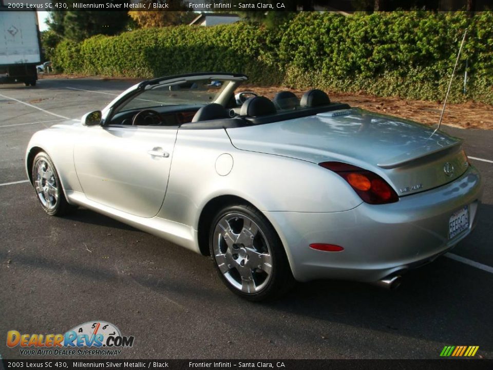 2003 Lexus SC 430 Millennium Silver Metallic / Black Photo #4