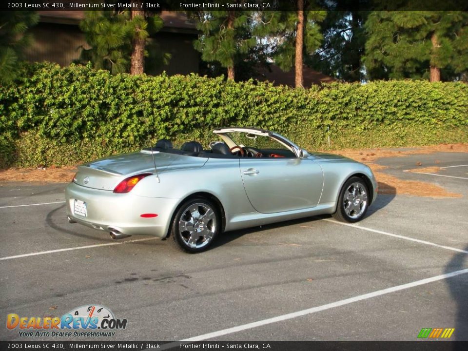 2003 Lexus SC 430 Millennium Silver Metallic / Black Photo #7