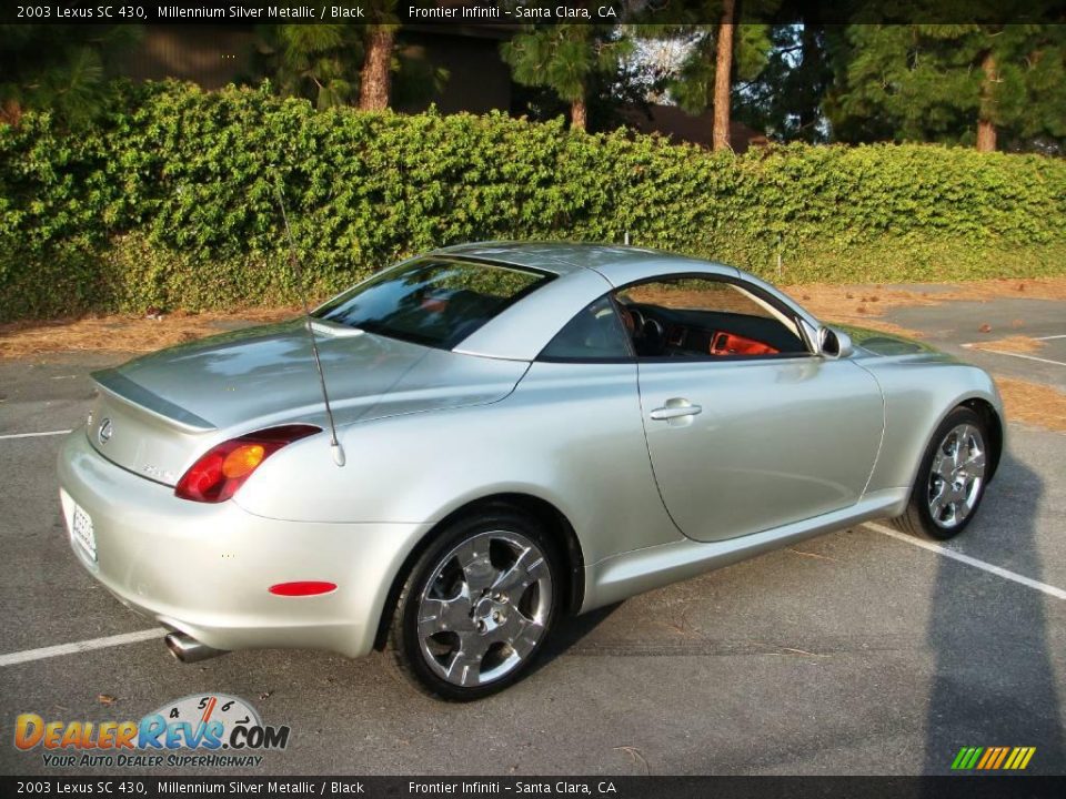 2003 Lexus SC 430 Millennium Silver Metallic / Black Photo #10