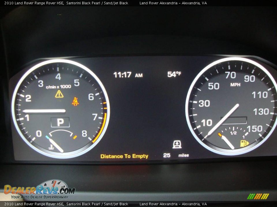 2010 Land Rover Range Rover HSE Santorini Black Pearl / Sand/Jet Black Photo #19