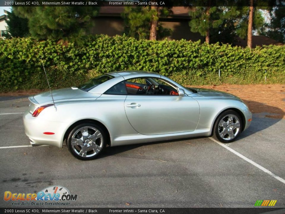 2003 Lexus SC 430 Millennium Silver Metallic / Black Photo #11