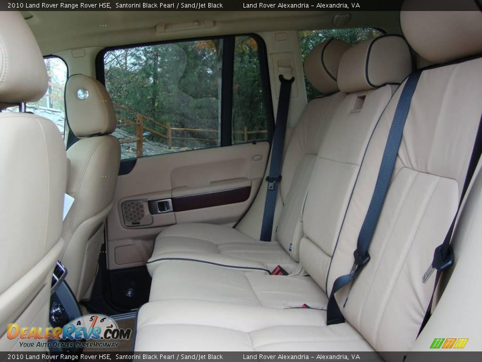 2010 Land Rover Range Rover HSE Santorini Black Pearl / Sand/Jet Black Photo #27