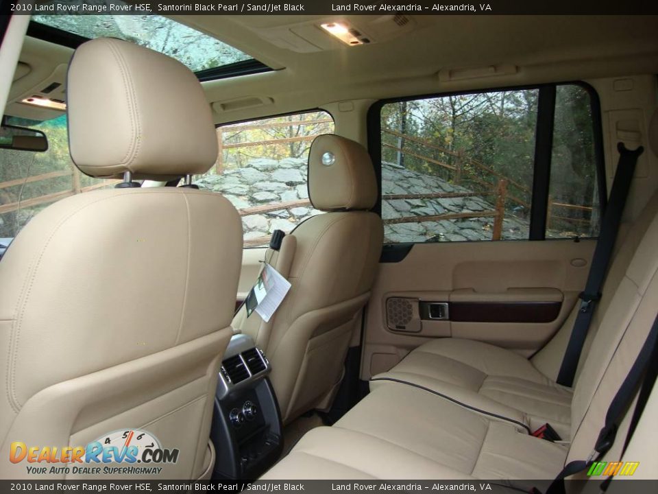 2010 Land Rover Range Rover HSE Santorini Black Pearl / Sand/Jet Black Photo #29