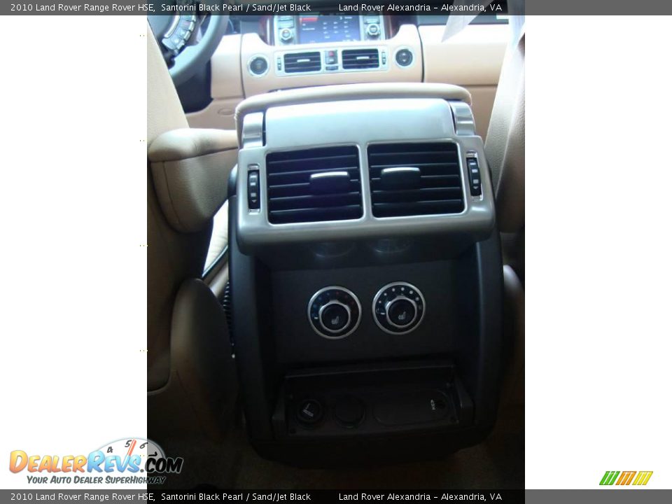 2010 Land Rover Range Rover HSE Santorini Black Pearl / Sand/Jet Black Photo #30