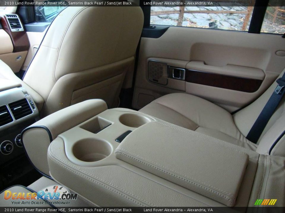 2010 Land Rover Range Rover HSE Santorini Black Pearl / Sand/Jet Black Photo #31