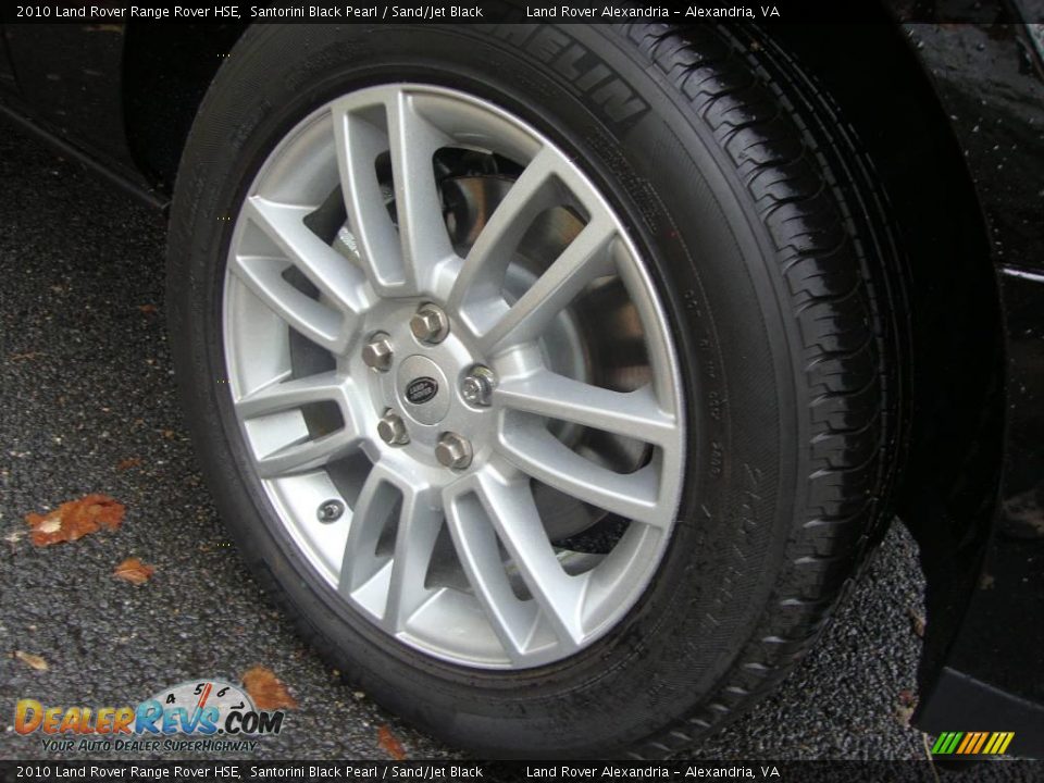 2010 Land Rover Range Rover HSE Santorini Black Pearl / Sand/Jet Black Photo #35