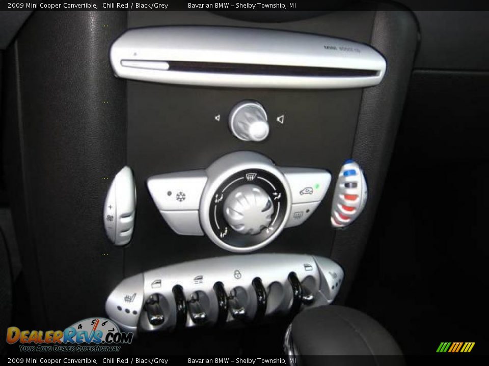 2009 Mini Cooper Convertible Chili Red / Black/Grey Photo #14