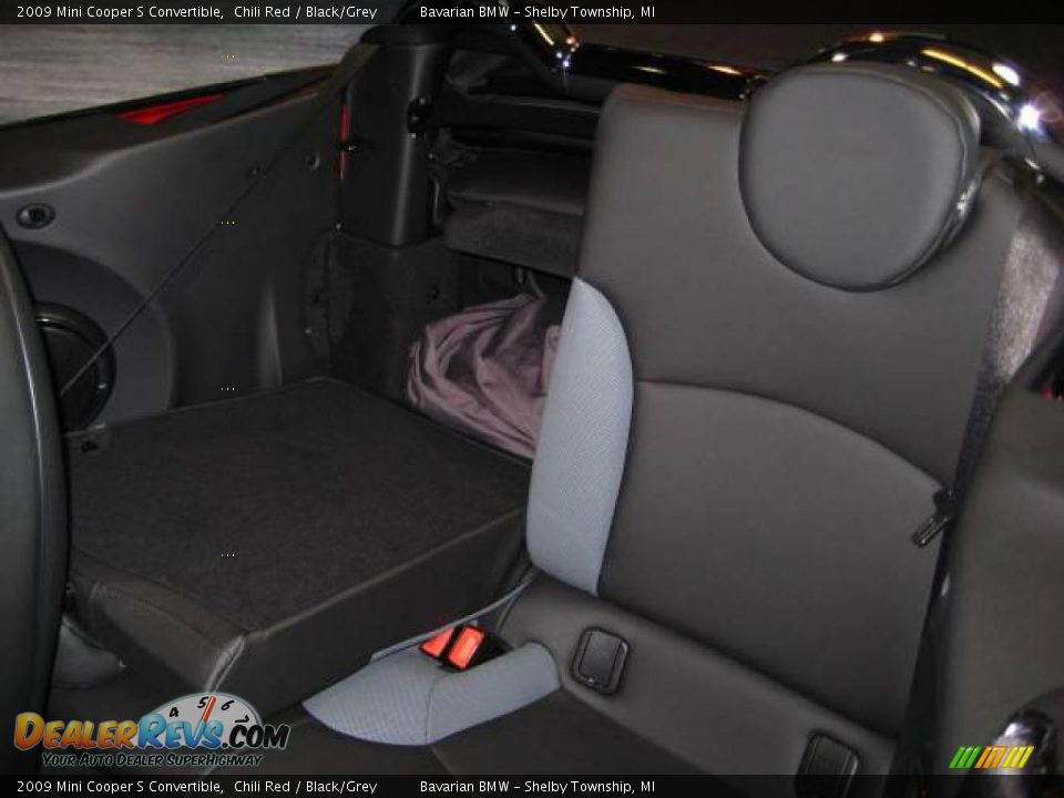 2009 Mini Cooper S Convertible Chili Red / Black/Grey Photo #9