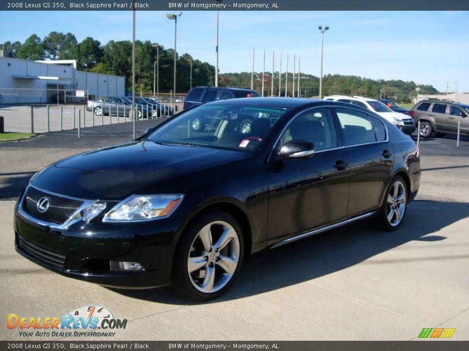 2008 Lexus GS 350 Black Sapphire Pearl / Black Photo #1