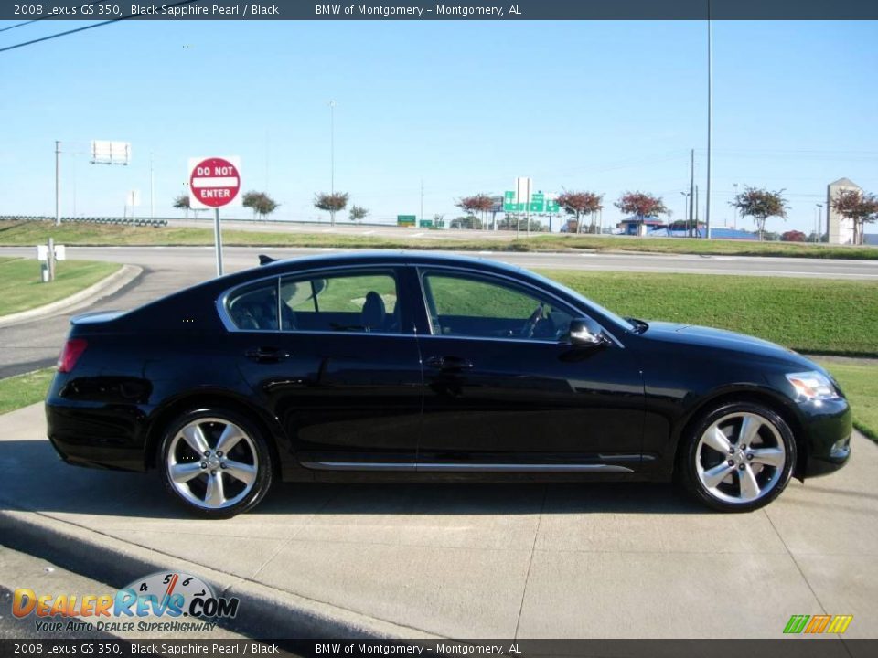 2008 Lexus GS 350 Black Sapphire Pearl / Black Photo #5